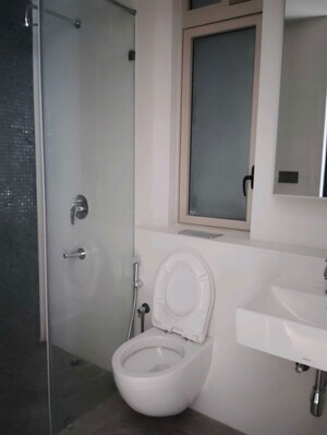 Bathroom in 3 BHK Apartment at Lower Parel – for Rent