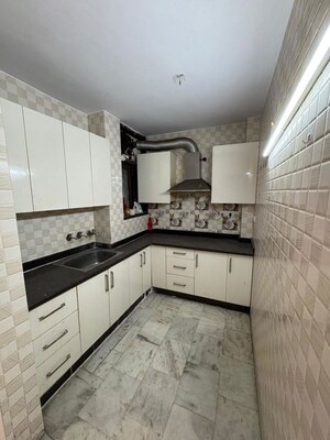 Kitchen in 2 BHK Builder Floor at Kalkaji – for Rent