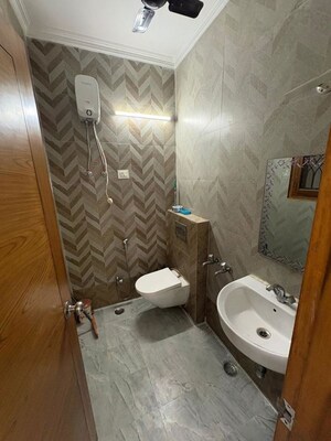 Attached Bathroom in 3 BHK Builder Floor at Kalkaji – for Rent