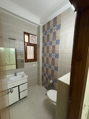 Attached Bathroom in 3 BHK Builder Floor at Kalkaji – for Rent