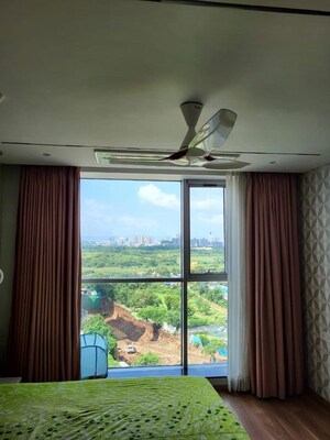Bedroom in 3.5 BHK Apartment at Panchshil Towers, Kharadi – for Rent