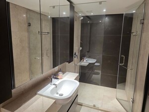 Bathroom in 3.5 BHK Apartment at Panchshil Towers, Kharadi – for Rent