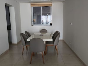 Dining area in 3.5 BHK Apartment at Panchshil Towers, Kharadi – for Rent