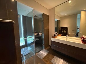 Bathroom in 5 BHK Apartment at Panchshil Trump Towers, Kalyani Nagar – for Rent