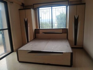 Bedroom in 2 BHK Apartment at Shree Bal Kapil Akhila, Baner – for Rent