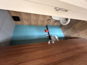 Bathroom in 1 BHK Apartment at Lodha Crown Quality Homes, Majiwada – for Rent