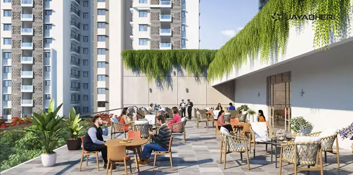 3 BHK + Pooja Room 2225 Sq.Ft. Apartment in Jayabheri The Nirvana