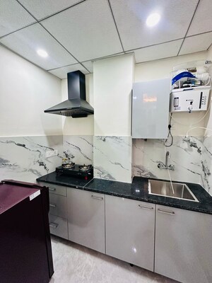 Kitchen in Studio Builder Floor at Sector 40 – for Rent