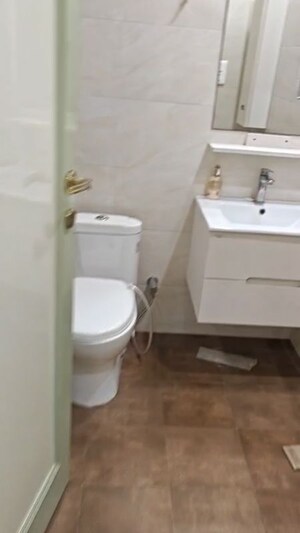 Bathroom in 3 BHK Builder Floor at New Rajinder Nagar – for Rent