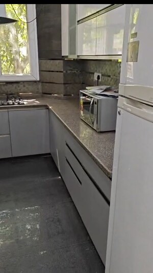 Kitchen in 3 BHK Builder Floor at New Rajinder Nagar – for Rent