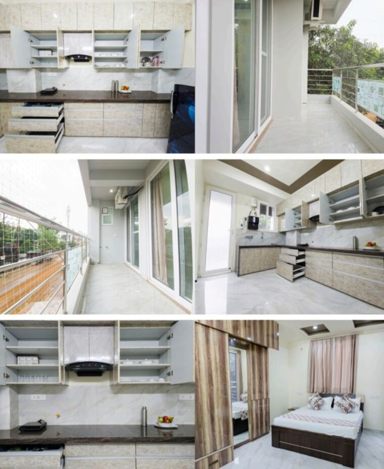 Kitchen, bais godam 3 Bedroom 1800 Sq.Ft. Builder Floor In Bais Godam Jaipur 10352542