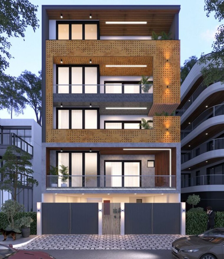 Exterior View, suncity-avenue-102 4 Bedroom 250 Sq.Yd. Builder Floor In Sector 102 Gurgaon 10352562