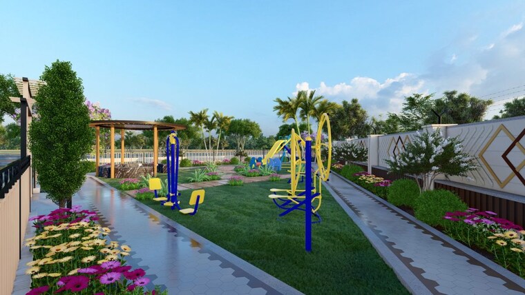 Garden, dreamax-rajdhani-metropolis  100 Sq.Yd. Plot In Renwal Manji Jaipur 10342773
