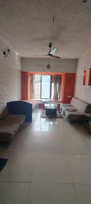 Living Room in 1 BHK Apartment at Vasant Valley Complex, Malad East – for Rent