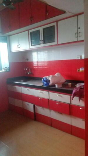 Kitchen in 1 BHK Apartment at Hill Crest Manpada, Manpada – for Rent