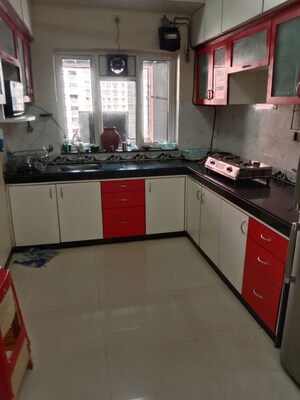 Kitchen in 3 BHK Apartment at Raheja Gardens Fantasia, Raghunath Nagar – for Sale