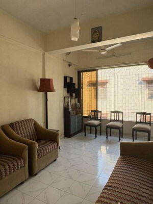Living Room in 1 BHK Apartment at Suraj Ave Maria, Dadar West – for Rent