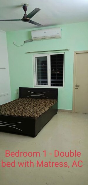 Bedroom in 2 BHK Apartment at Godrej Garden City, Jagatpur – for Rent