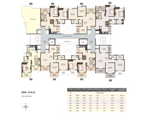 Floor Plan in 1 BHK Apartment at Green Hive, Fursungi – for Sale