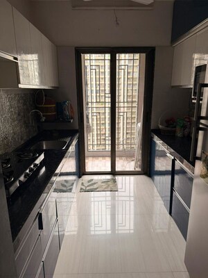 Kitchen in 1 BHK Apartment at Regency Anantam, Dombivli East – for Rent