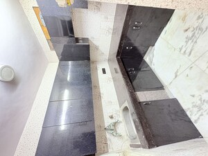 Kitchen in 1 BHK Builder Floor at Khirki Extension – for Rent