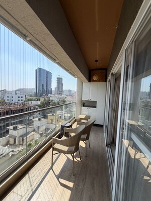 Balcony in 3 BHK Apartment at Baner – for Rent