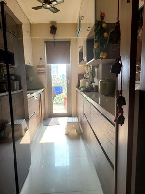 Kitchen in 3 BHK Apartment at Adani Group Western Heights, Andheri West – for Rent