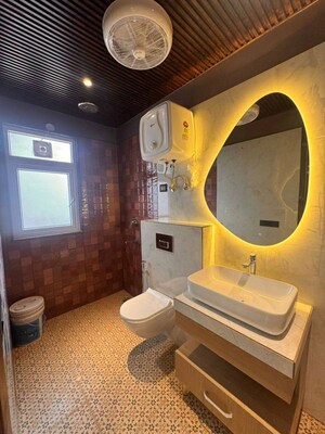 Bathroom in 1 RK Apartment at DLF Cyber Greens, Sector 24 – for Rent