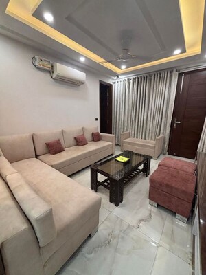 Living Room in 1 RK Apartment at DLF Cyber Greens, Sector 24 – for Rent