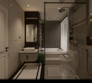 Kitchen in 3 BHK Apartment at Oberoi Forestville, Kolshet Road – for Sale
