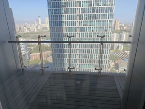 Balcony in 3 BHK Apartment at Lodha The World Towers World One Tier 2, Worli – for Sale