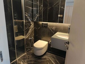 Bathroom in 3 BHK Apartment at Lodha The World Towers World One Tier 2, Worli – for Sale