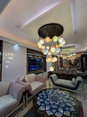 Living Room in 2 BHK Apartment at DLF Cyber Greens, Sector 24 – for Rent