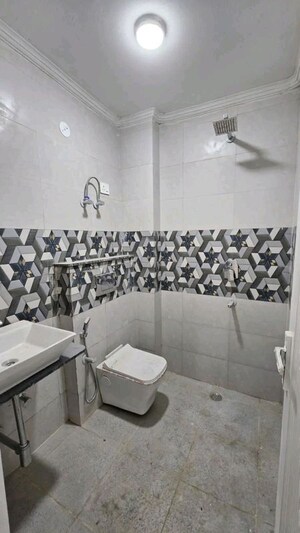 Bathroom in 1 BHK Builder Floor at Chattarpur – for Rent