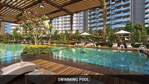 3 BHK Apartment – Exterior View View at LnT Realty Crescent Bay, Parel - for Rent
