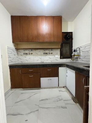 Kitchen in 3 BHK Apartment at Chattarpur – for Rent