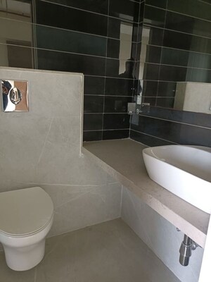 Bathroom in 2 BHK Apartment at Kabra Diamante, Goregaon West – for Rent