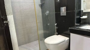 Bathroom in 3 BHK Apartment at Indiabulls One Indiabulls, Pokhran Road No Two – for Rent