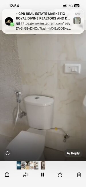 Bathroom in 4 BHK Apartment at Royce Sentosa Parc, Raj Nagar Extension – for Sale