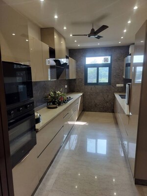 Kitchen in 1 RK Apartment at DLF Cyber Park, Sector 20 – for Rent