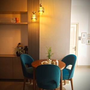 Living Room in 1.5 BHK Apartment at DLF Cyber Park, Sector 20 – for Rent