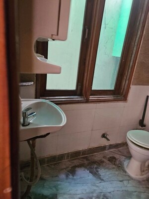 Bathroom in 2 BHK Builder Floor at Delta I Greater Noida – for Rent