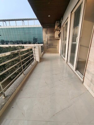 Balcony in 2 BHK Apartment at DLF Cyber Park, Sector 20 – for Rent