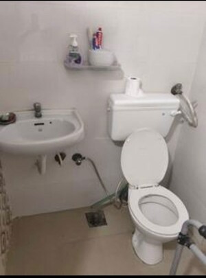 Bathroom in 3 BHK Apartment at Thaltej – for Sale