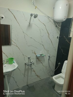 Bathroom in 3 BHK Builder Floor at Hrbr Layout – for Rent