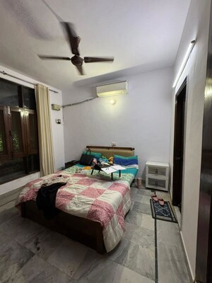 Bedroom in 3 BHK Builder Floor at Malviya Nagar – for Rent