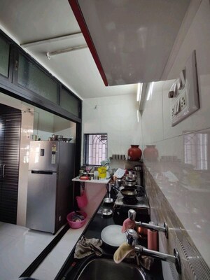 Kitchen in 2 BHK Apartment at Kores Nakshatra, Vartak Nagar – for Rent