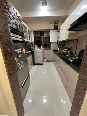 Kitchen in 2 BHK Apartment at Acme Ozone, Manpada – for Rent