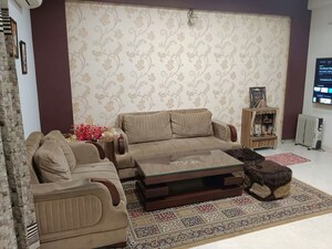 Living Room in 2 BHK Builder Floor at MS Enclave Zirakpur, Dhakoli – for Rent