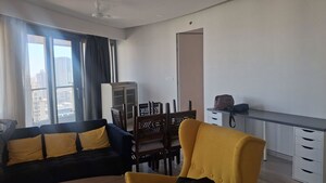 Living Room in 4 BHK Apartment at Lodha The World Towers World One Tier 2, Worli – for Sale